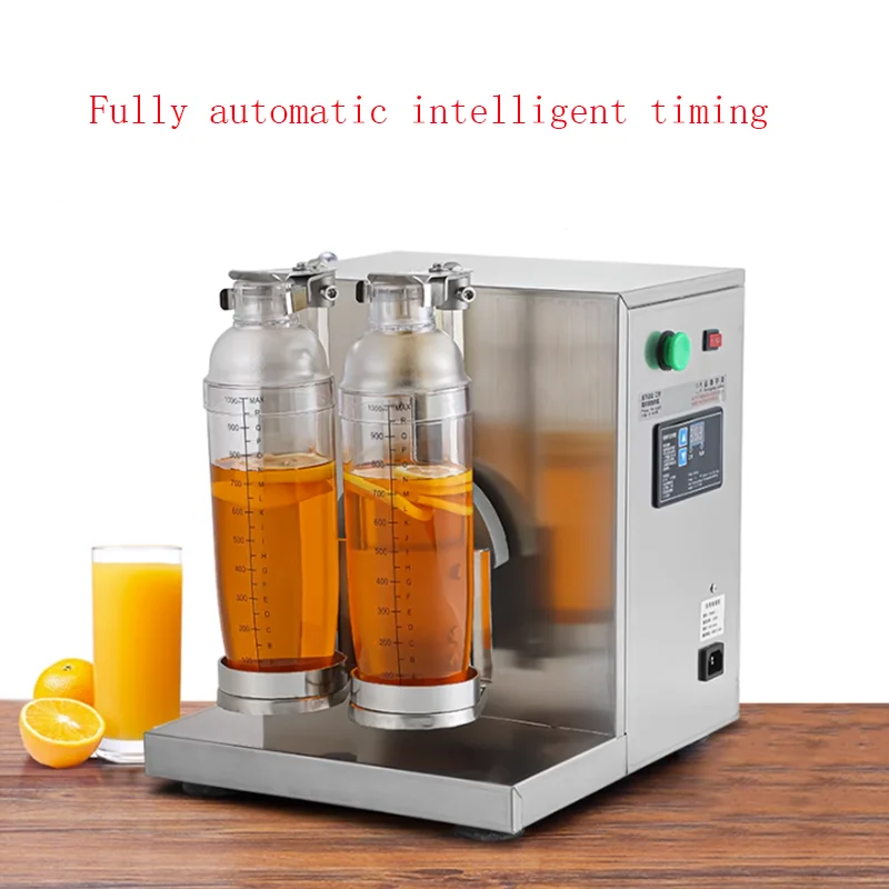 

Commercial Boba shaker Bubble Tea Shaker Double-head Pearl Milk Tea Shaking Machine Stainless Steel Milk Tea Shaker Cup Shaker