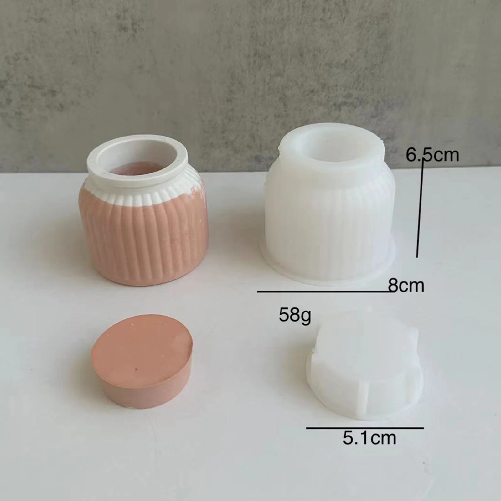 DIY Bottle Shape Mold Non-stick and Easy to Release Mold for Casting Home Decor