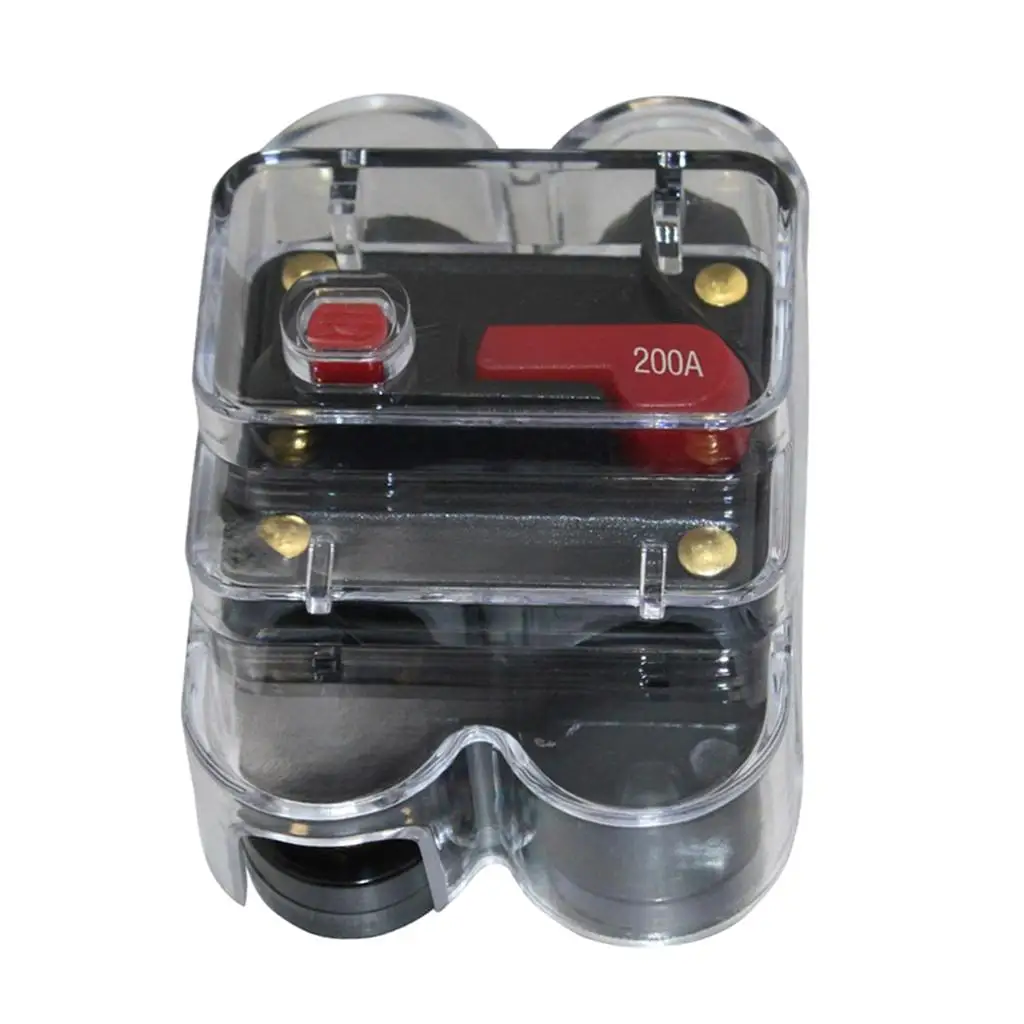 

12V-24V DC Circuit Breaker Motor Auto Car Marine Boat Bike Stereo Audio Inline Fuse Inverter Waterproof with Manual Reset