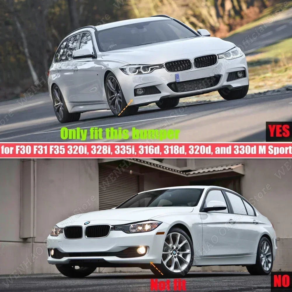 Gloss Performance Front Bumper Lip for BMW F30 F31 F35 320i 328i 330i 335i 340i 316d 318d M Sport 2012-Sport Model bumper lip bumper lip decoration