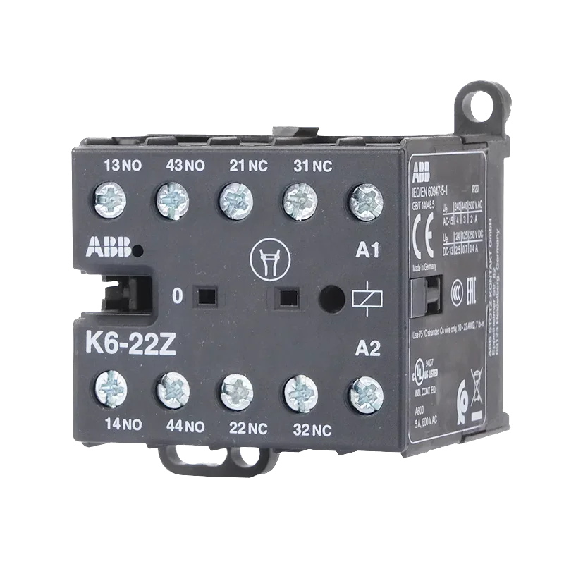 

ABB KC6 4-Pole Mini Contactor Relays AC Operated K6-22Z K6-31Z K6-40E