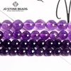 Wholesale Quality Natural Stone Amethysts Bead Round Loose Spacer Purple Crystal Bead For Jewelry Making Diy Bracelet Accessory 2