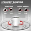 ECO Mode, Mute Option & 16.5" Position Memory Turntable, 2.2 Cu Ft, 1200W, Stainless Steel 6