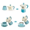 New 11PCS Coffee Tableware Set Simulated Children's Play House Outdoor Kitchen DIY Afternoon Tea Game Toys Educational Toys 3