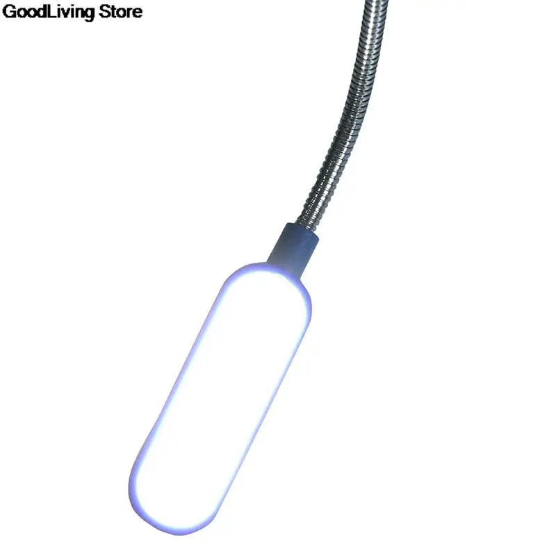 1pc Portable USB LED Mini Book Light Reading Light Table Lamp Flexible 6leds USB Lamp for Power Bank Laptop Notebook PC Computer