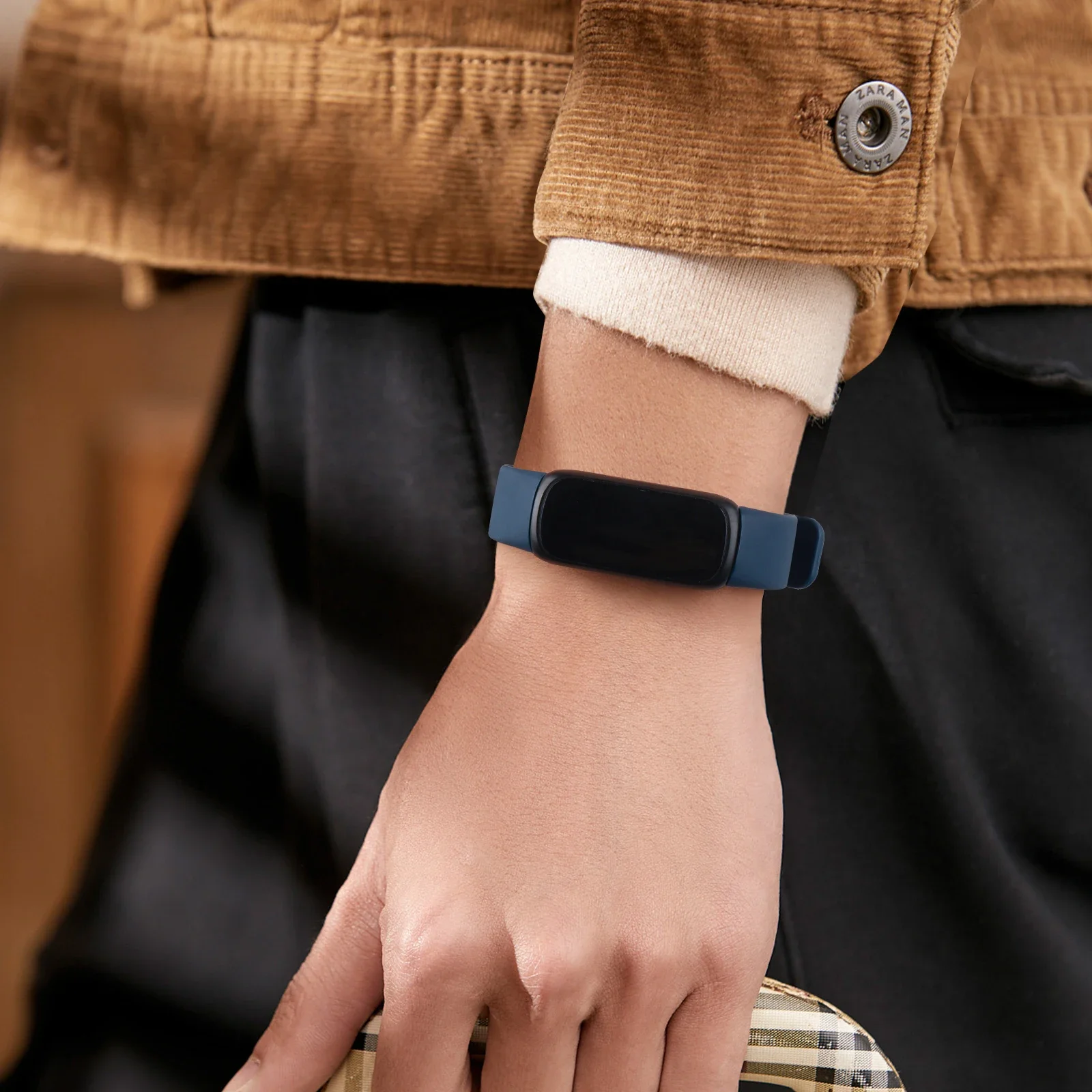 Soft Silicone Adjustable Sport Strap for Fitbit Inspire 3 – Stylish Replacement Wristband Bracelet