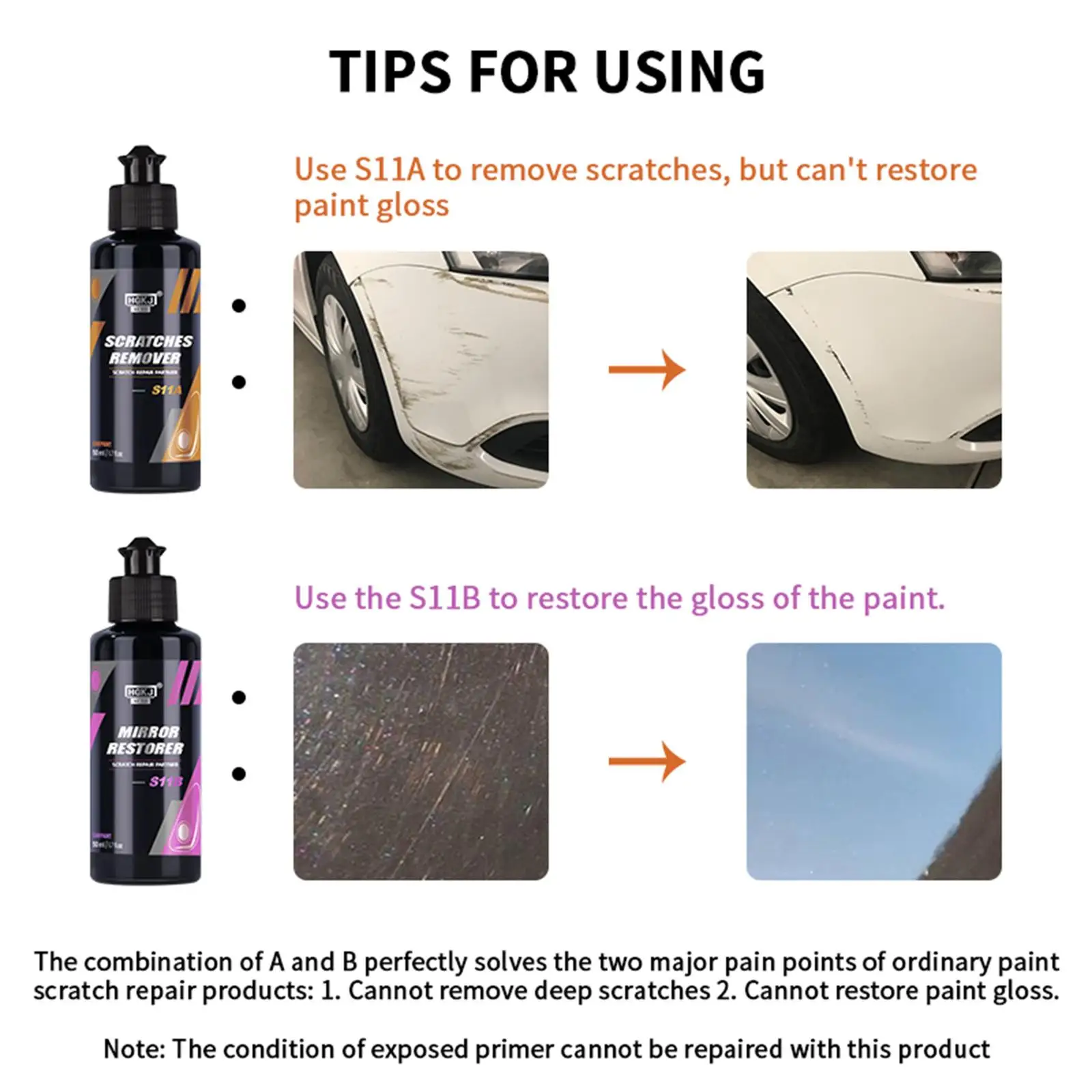 Car Windshield Scratch Repair Tool Kit Auto Care Products