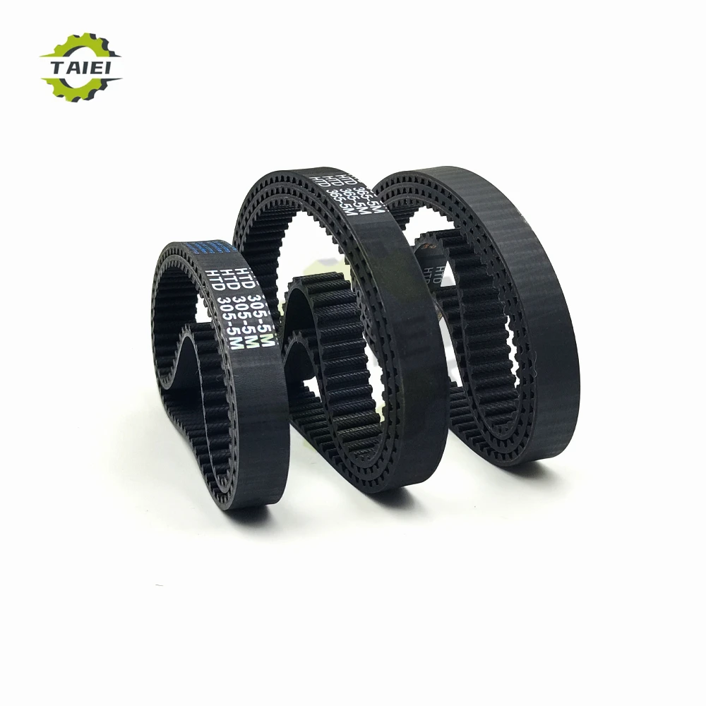 HTD 5M 동기식 벨트 길이 1435 1440 1445 1450 1455 1460 1465 1470 1475 1480 1490 1495 1500 1510mm 폭 10-30mm 타이밍 벨트