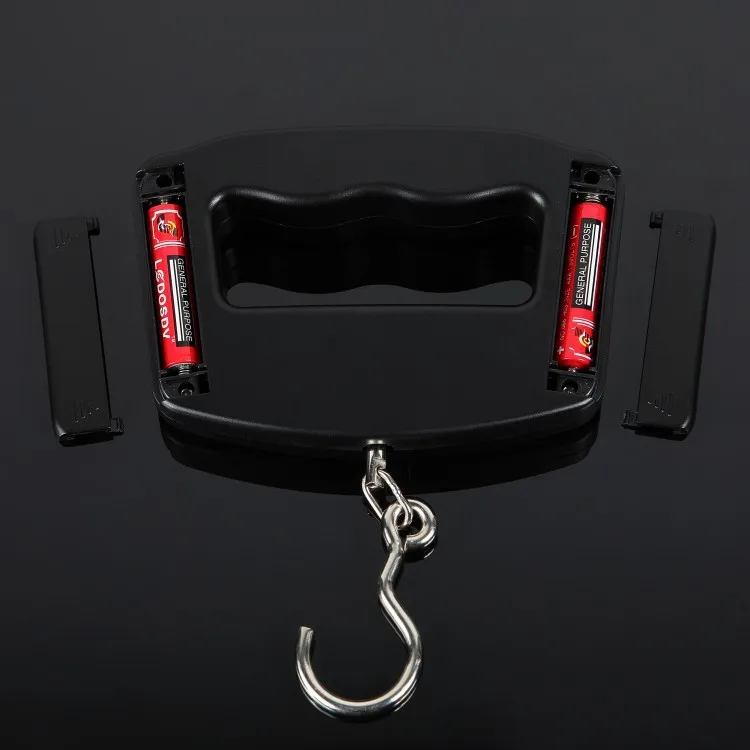 Mini portable scale Luggage scale Electronic weighing 2-50kg Household convenient hook scale Brac