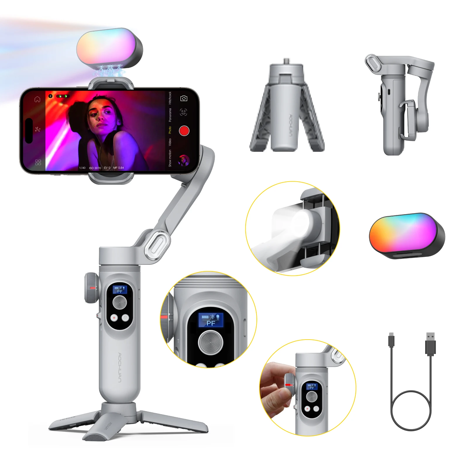 楽天市場】AOCHUAN 3軸 スタビライザー SMART X PRO | 動画撮影