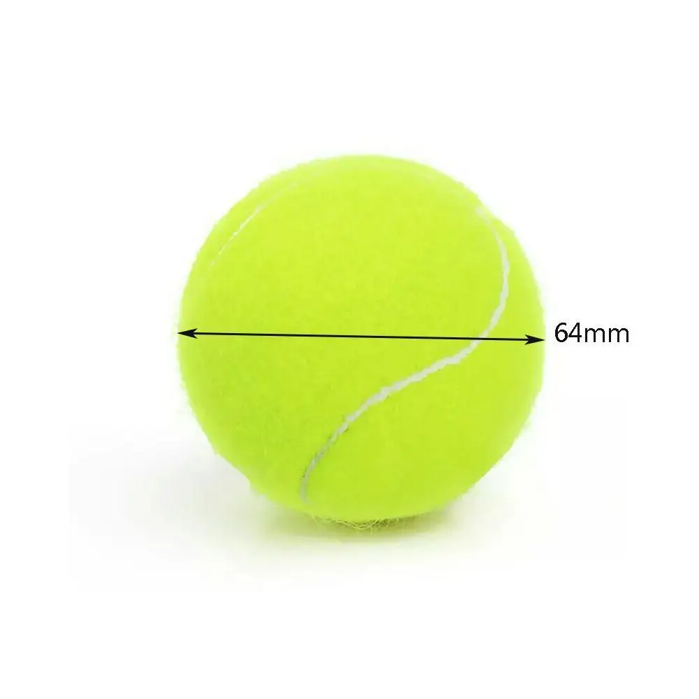 Pelota de tenis profesional de alta elasticidad, 3 piezas, entrenamiento al aire libre, perros, mordedura, Chase y Chomp, 63mm