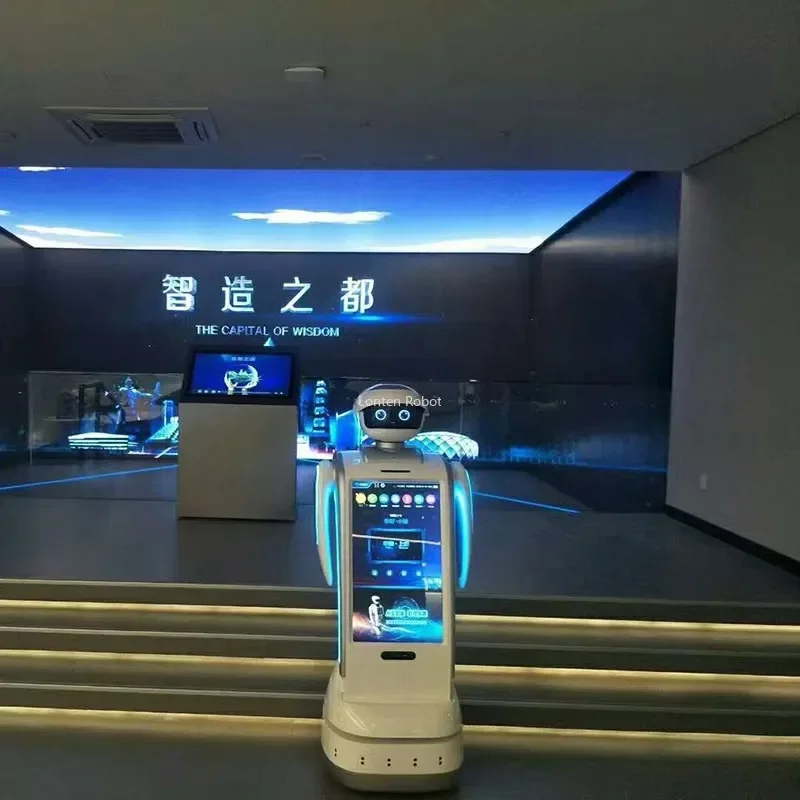 New Welcome Explanation, Reception and Leading, Service Robot, Exhibition Hall, AI Shopping Guide Q&A