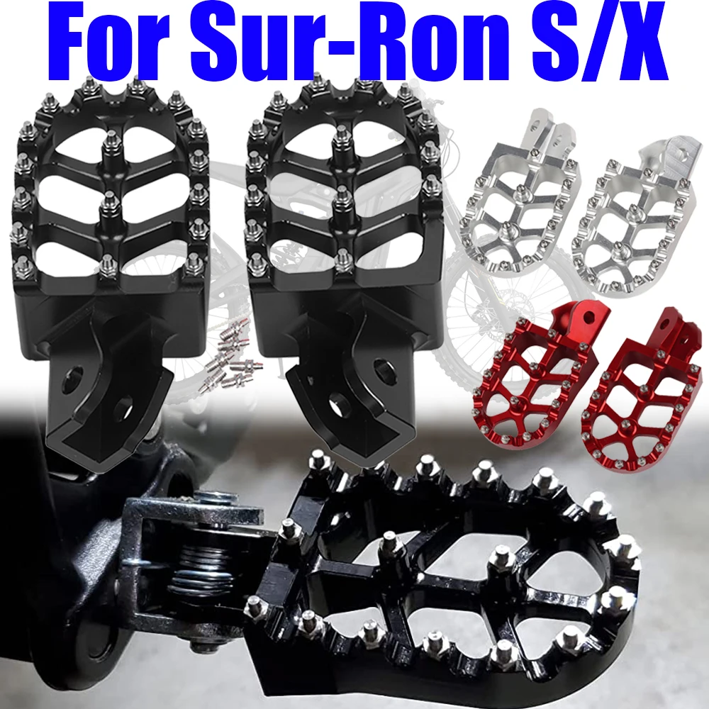 

Motorcycle Accessories Footrest Footpegs Foot Pegs Rest Pedal For Sur Ron Surron Light Bee X S Lightbee Electric Off-Road Bike