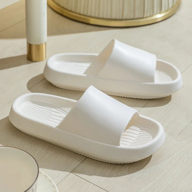 

Slippers Women Thick Sole Slippers Ladies Summer Beach Slides Bathroom Anti-Slip Home Slipper Soft Sandals Fashion Flip-Flops