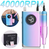 40000RPM Nail Drill Machine High Torque Nail Sander Rechargeable Nail Equipment Professional Nail Art Salon Manicure Machine 1