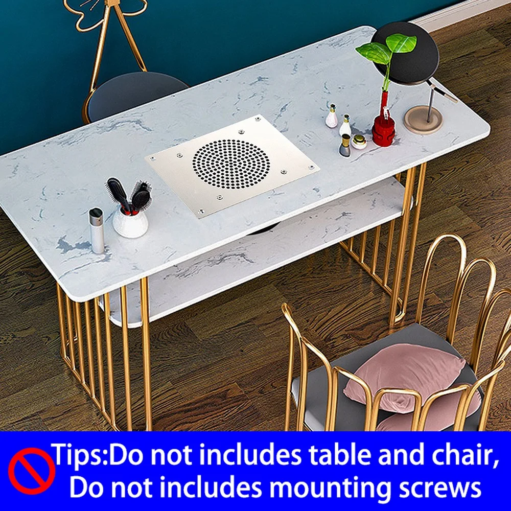 Built-in Table Desk Nail Dust Suction Vacuum Cleaner Nail Polish Dust Collector Manicure Machine Nail Gel Vacuum Remover Device