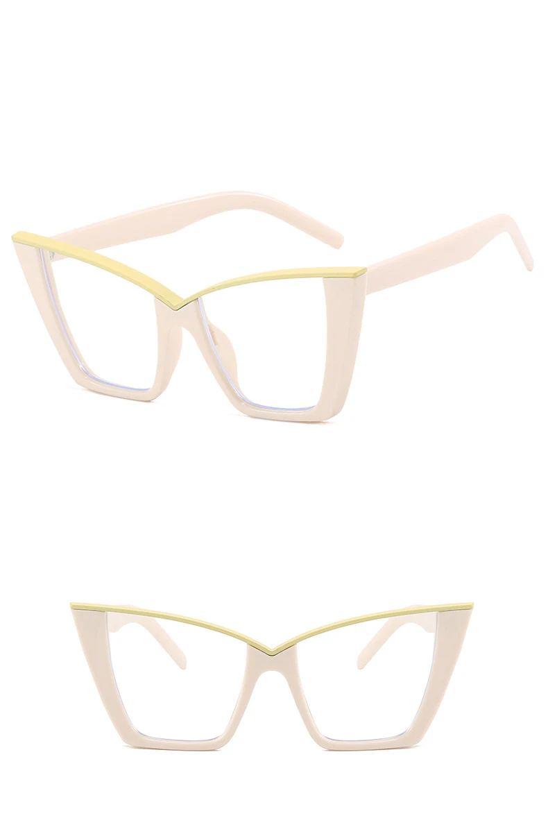 R57505 Mode lässig blaues Licht blockierende Brille Rahmen Frauen stilvolle Presbyopie Brillen anpassbare optische Dioptrien – Detail 9