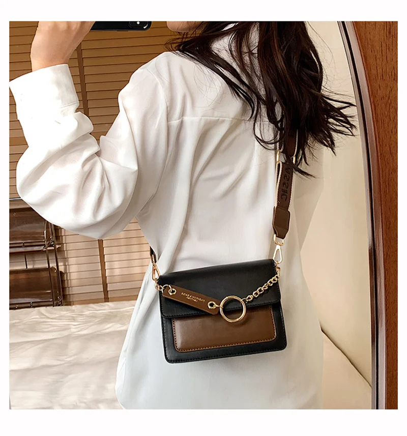 Bolsas de Ombro de Corrente de Moda para as Mulheres de Luxo Couro do Plutônio Bolsa do Mensageiro da Aleta Todo o Jogo Bolsas das Senhoras Crossbody Bolsa Pequeno Design 28 Online shopping