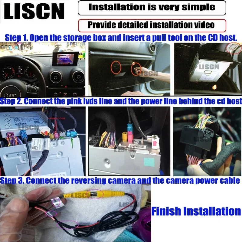 HD Front Rear View Camera Kit Special For Audi A3 8v 8p S3 RS3 2012 ~ Original Screen / Plug & Play Parking Reverse Camera rear camera rear view camera front and rear cameras car front camera