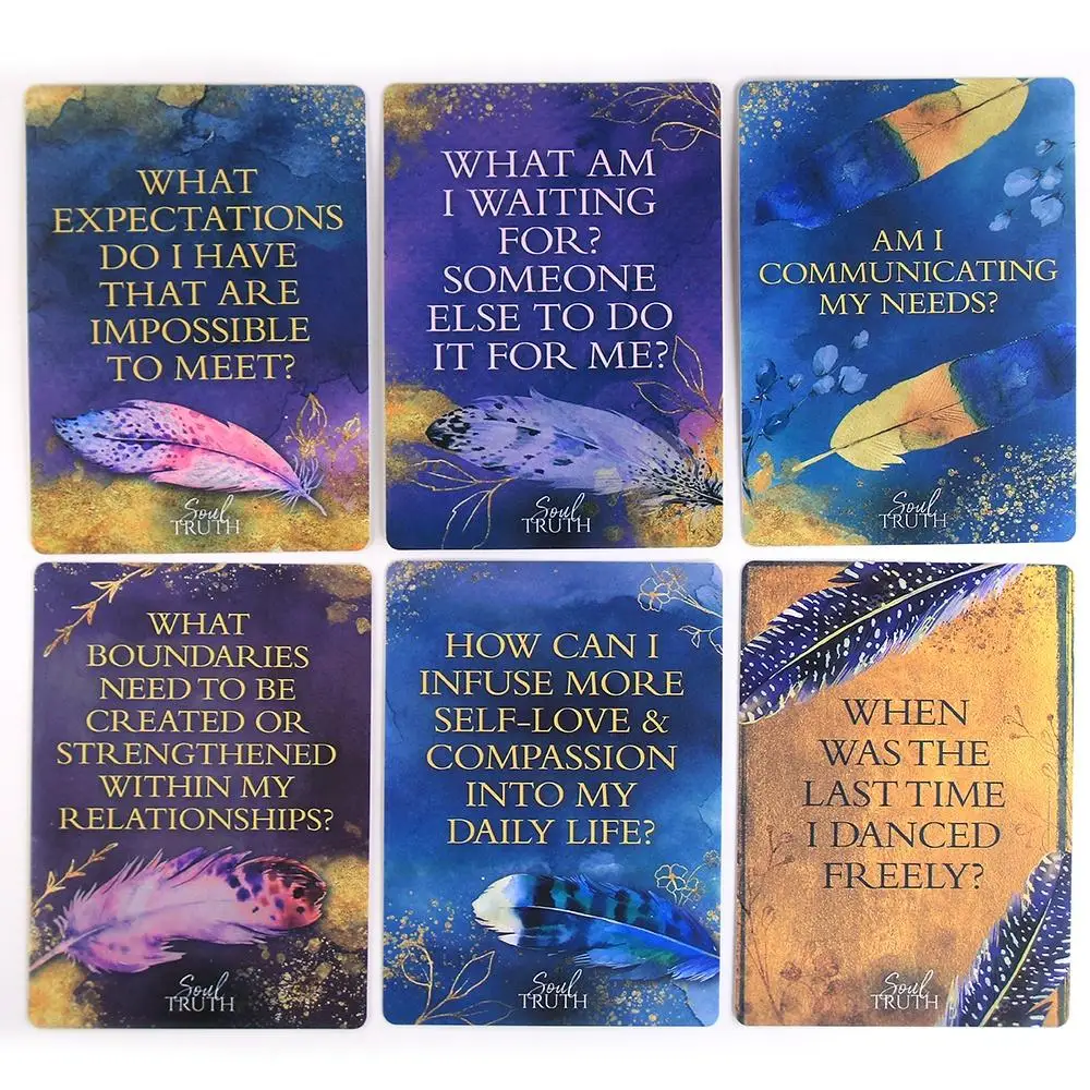 Soul Truth Self Awareness Card Deck New Tarot Cards for Beginners with Guidebook Card Game Board 3