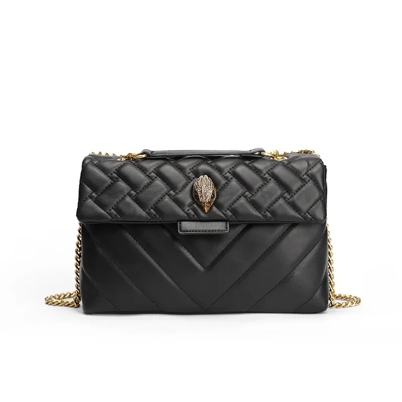 

Kurt Geiger London 2023 New Women's Gold Eagle Head Cosmetic Luxury Brand Designer Shoulder Crossbody Handbags for Women