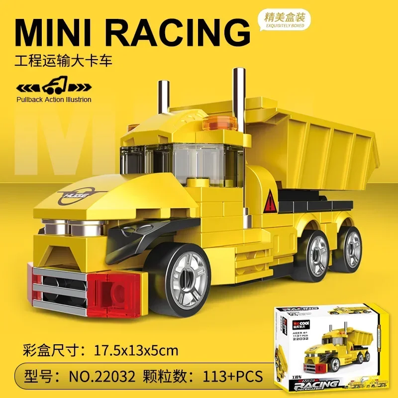 Racing Car & Vehicle Building Block Set