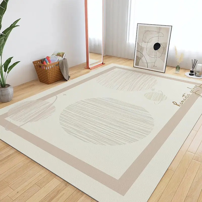 

Light Luxury Rugs Home Decoration Area Rug Large Non-slip Entrance Door Mat Oil-proof Kitchen PVC Carpets Balcony Leather Carpet