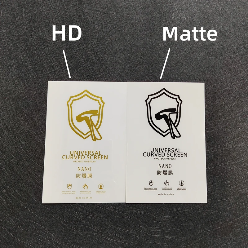 50pcs HD NANO Anti Impact Film Matte/UV Screen Protector Explosion-Proof Membrane For Blade or Laser Cutting Machine PET PMMA