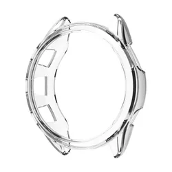 Enhanced Soft TPU Hollow Smart Watch Protector Case - Durable Strap Bumper Cover Accessories for Mk3i 51mm (Transparent)