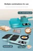 Household Electric Breakfast Machine Panini Sandwich Maker Frying Pan Food Steamer Pasta Bread Baking Noodle Cooker Eggs Boiler 4