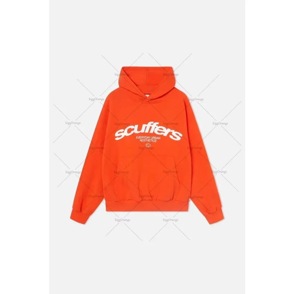 2025 Europe and The United States Street Fashion Hoodie Personality Harajuku Letter Printed Clothing Oversized Sweatshirt 2