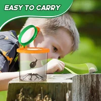 Insect Bug Catcher Magnifying Insect Bug Box Viewing Insects Explore Contactless Quick Release Insects Catching Tool for Kids 2