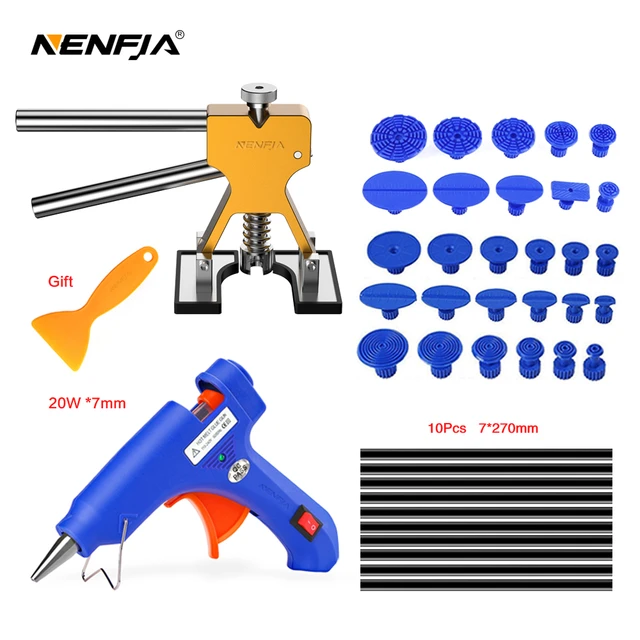 New Car Dent Repair Tool Auto Dent Puller Kit Heavy Duty Cars Body Dent  Remover Glue Pulling Tabs Blue Pull Tools - Paint Dent Repair Tool -  AliExpress