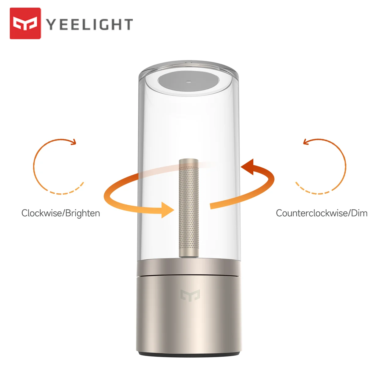 Yeelight Candela lamp Led Night ight rotate to meet the right mood candle-like breathing light stepless dimming Upgraded