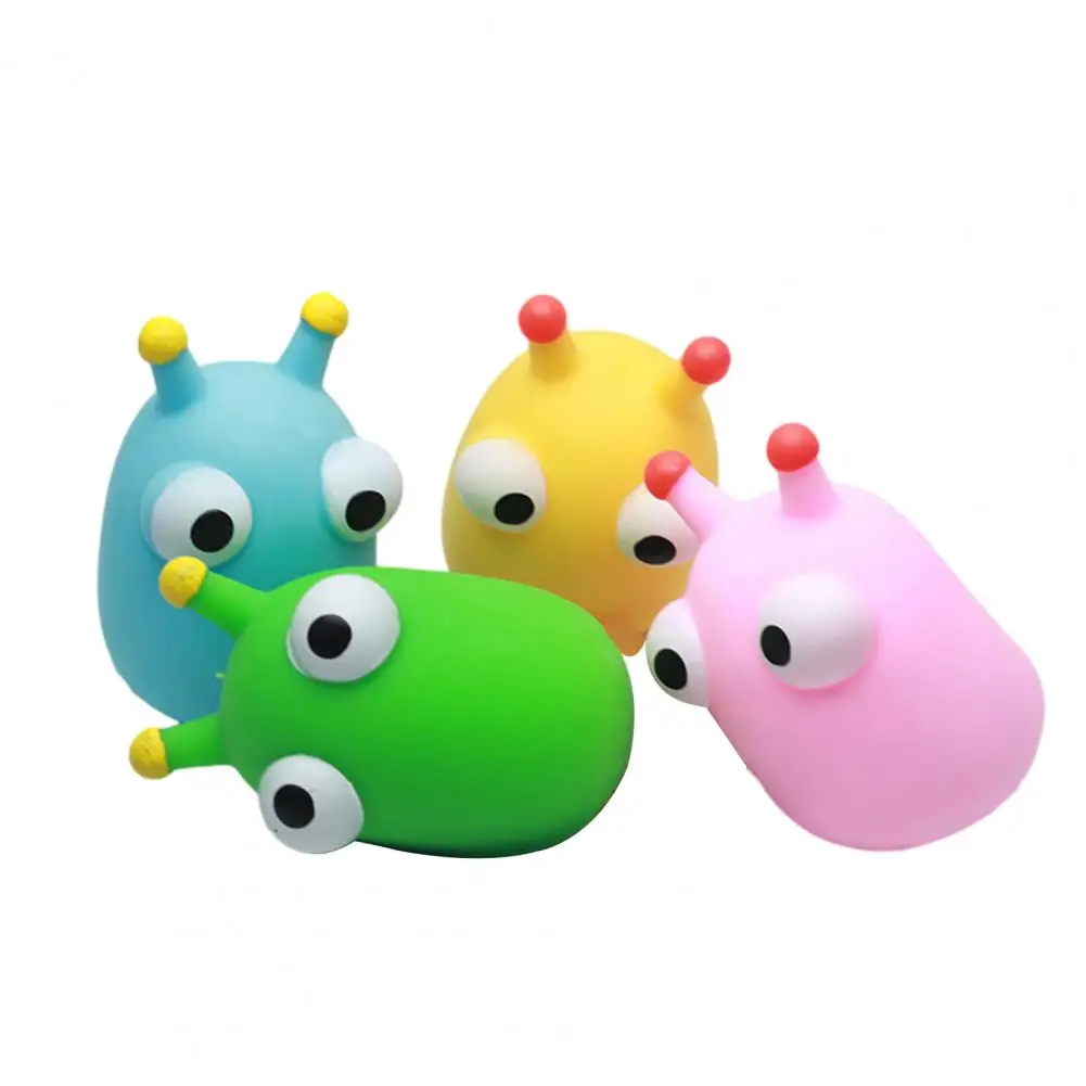 

Eye-popping Vegetable-Worm Squeeze Toy Stress Relief Toy Cartoon Soft TPR Pinch Toy Adults Kids Office Fidget Toy