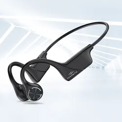 Waterproof Wireless Bone Conduction Sport Headset with Microphone (DG06 Black)