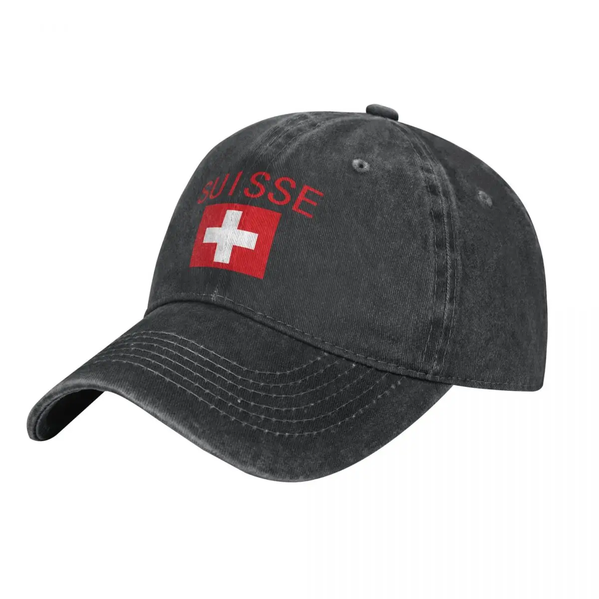 2024 Svizzera Suisse Divertente Berretto Da Baseball Cappelli Di Cotone Cappello Regolabile Moda Casual Berretto Camionista Cappello