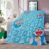 Thick Blanket for Winter Doraemon Fluffy Plaid Decorative Sofa Blanket King Size Custom Blankets and Throws Home Interior Throw 1