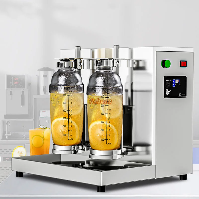 Automatic Bubble Tea Boba Shaking Machine Blender Stainless Steel Milk Tea Shake Mixer  Soft Ice Cream Smoothie Malt Blender malt