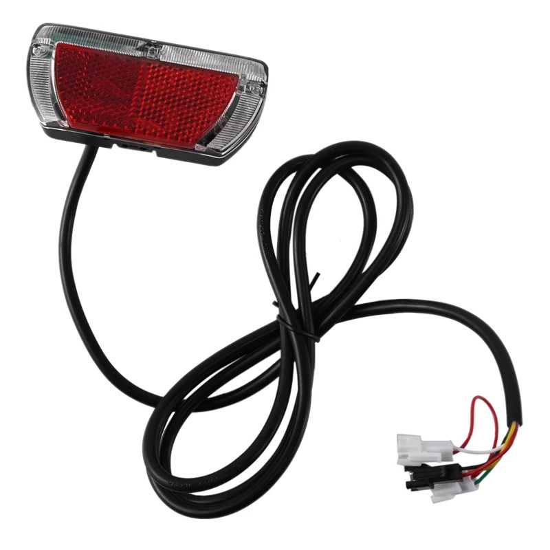 1 Piece Electric Bicycle Rear Light 12v 24v 36v 48v Ebike Rear Rack