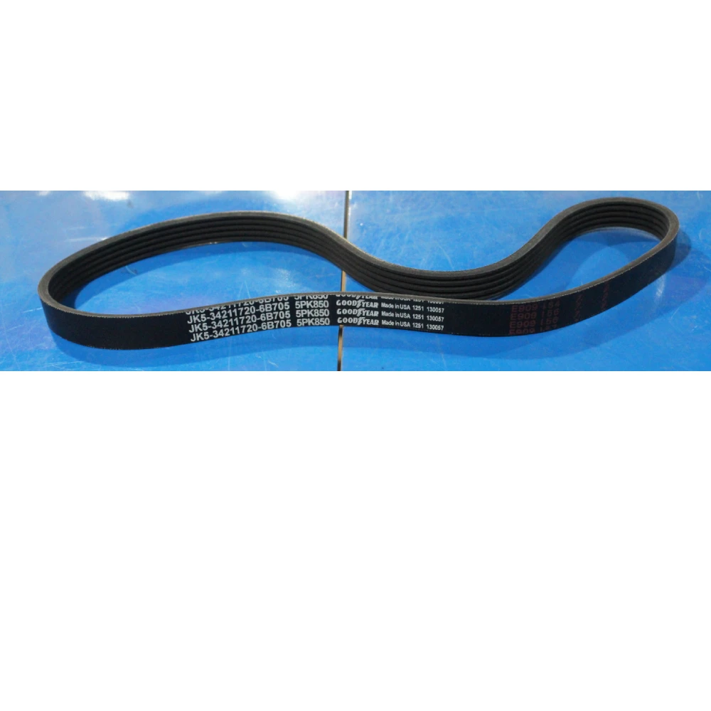 

JK5-342 Car Drive V-Ribbed Belt 5PK850 for ford Serpentine Belt