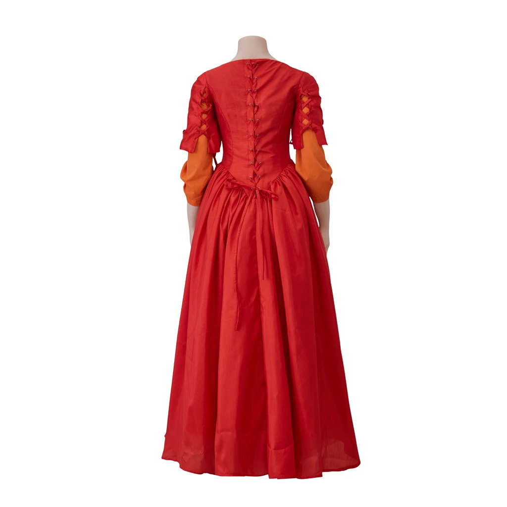 Musical Rock Opera Hamilton Cosplay Maria Reynolds Costume Red