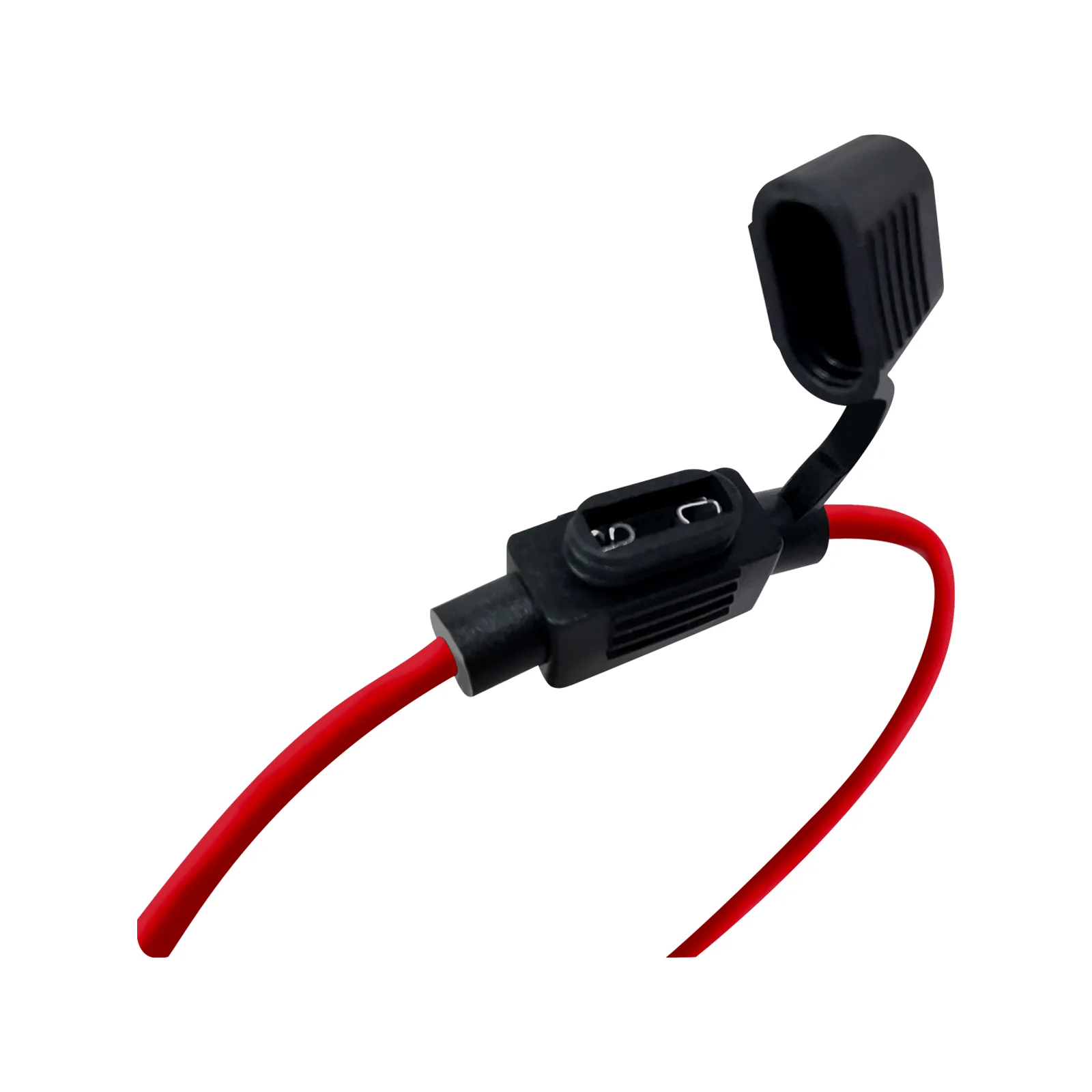 Waterproof Inline Fuse Holder with Assorted ATO/ATC Blade Fuses (5A-40A)