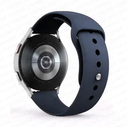 Silicone Sports Band for Smart Watch, 20mm/22mm, Lightweight & Breathable Bracelet Strap (Midnight blue)