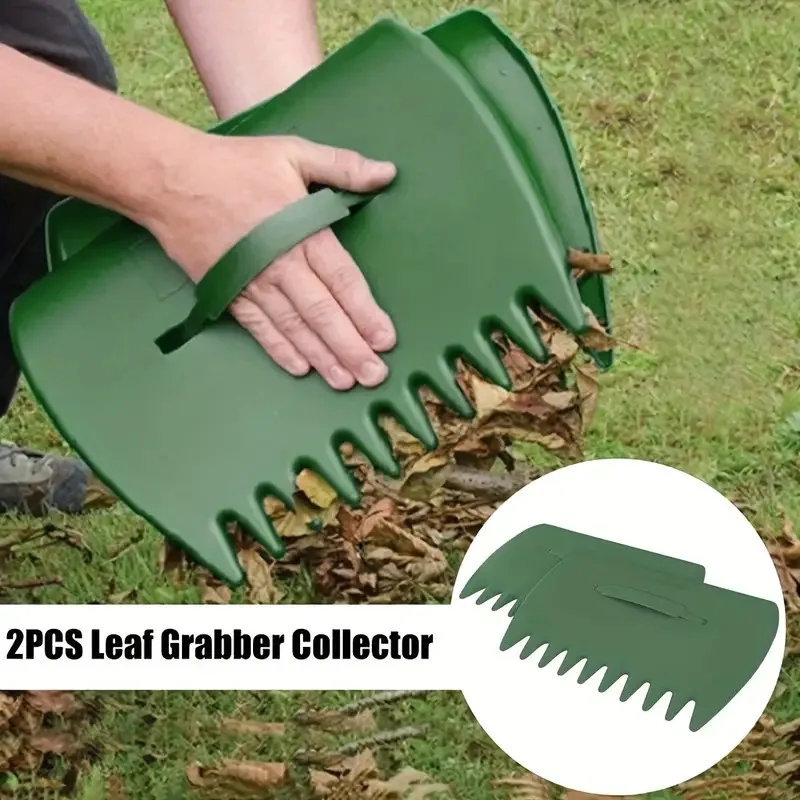 Leaf Hand Rakes Rubbish Pick Up Claws for Yard Garden Cleaning Collector Waste Rubbish Grabber 1 Pair
