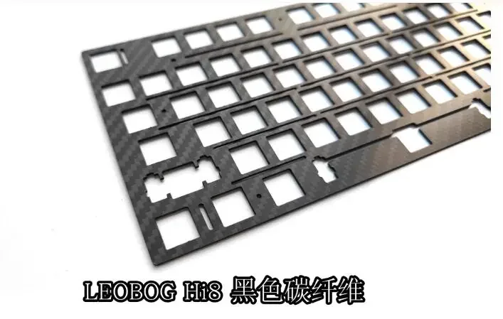 LEOBOG Hi8 keyboard fitting plate FR4 Aluminum CF Steel (for plate