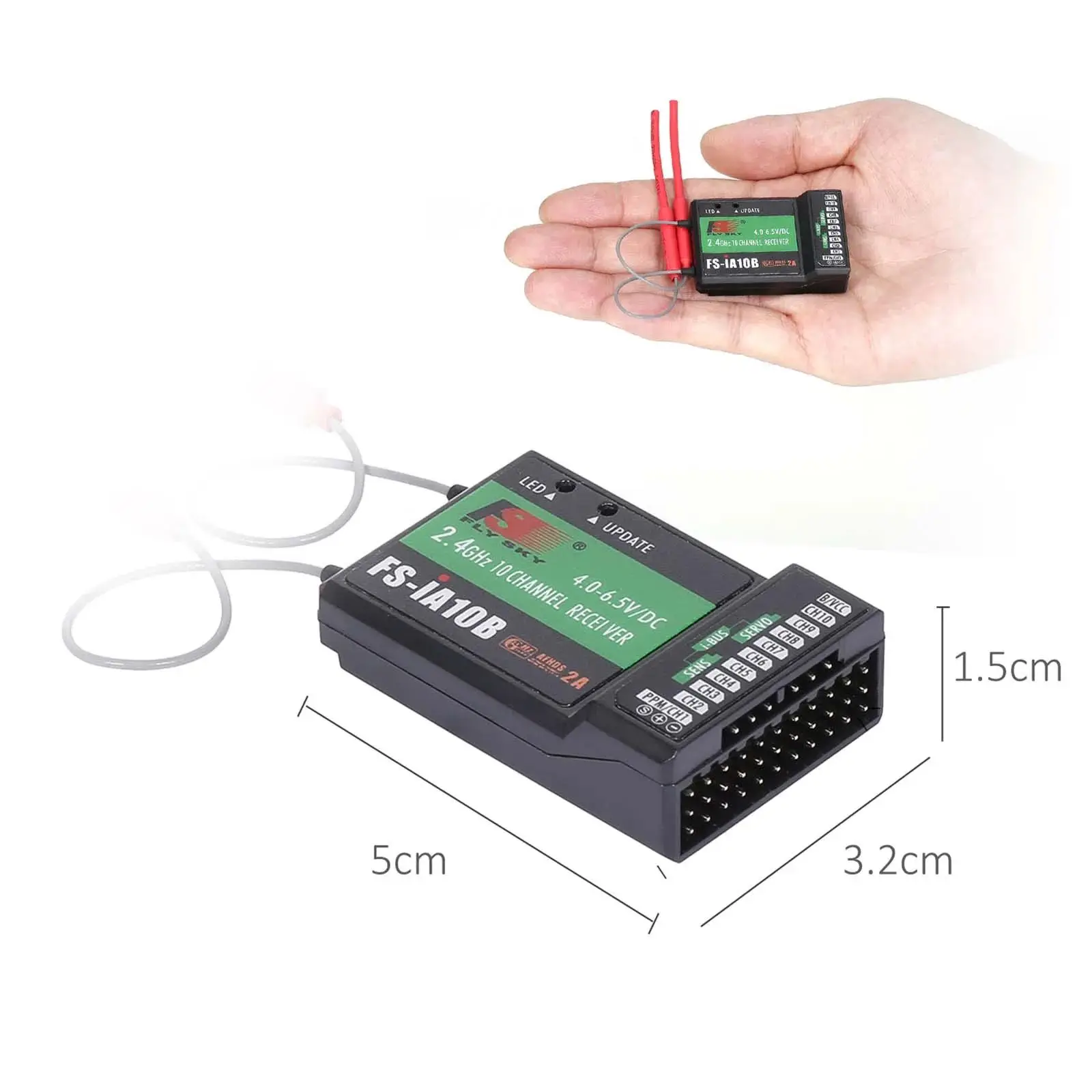 Flysky FS-i6X 2.4GHz 10CH AFHDS 2A RC Transmitter with FS-IA6B FS-X6B FS-iA10B Receiver for RC Drone Airplane Helicopter Mode 2 6