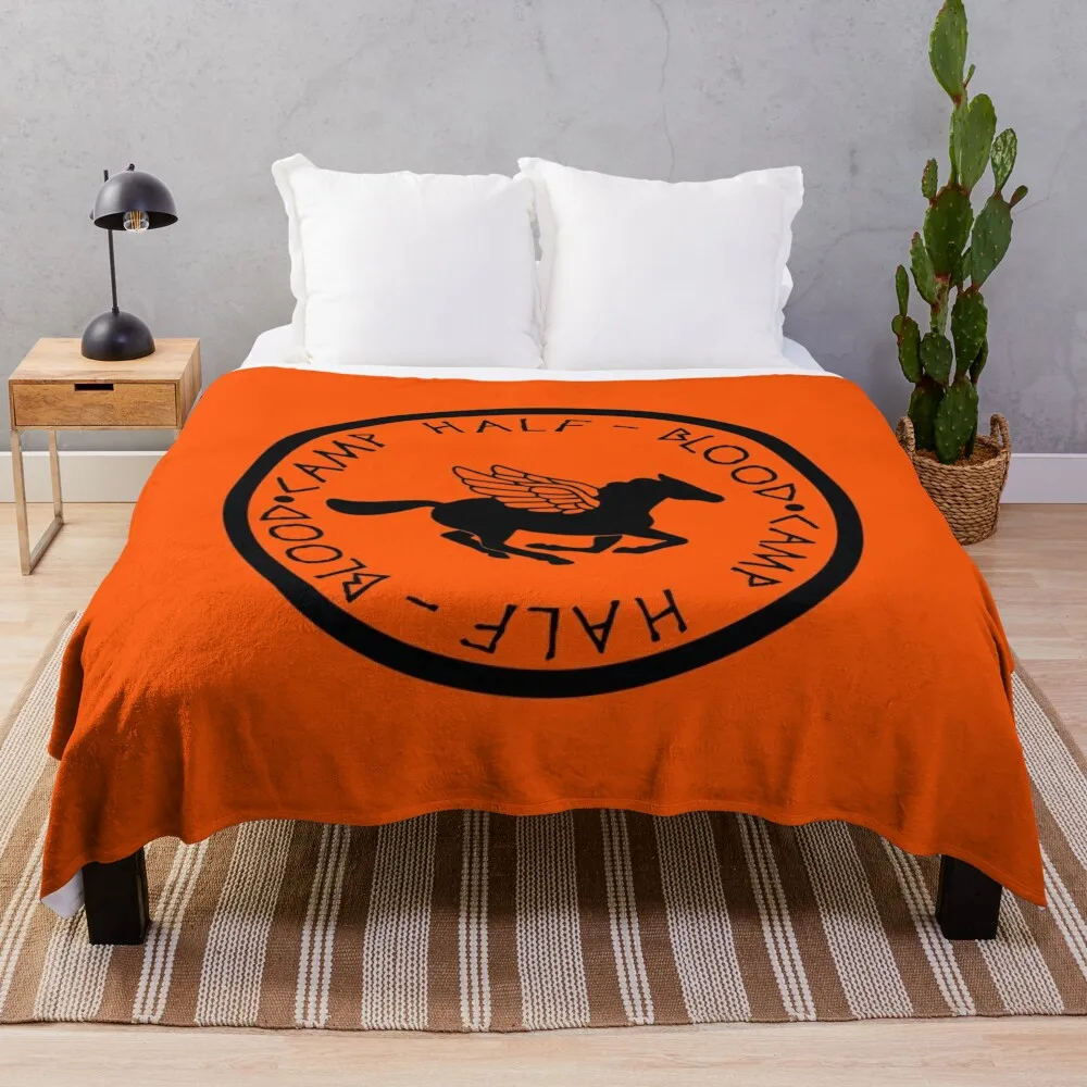 Camp Half Blood - Cool Gift For Mom, Dad and Siblings Throw Blanket Plaid  Retro Blankets Soft Big Blanket Thin Blankets - AliExpress
