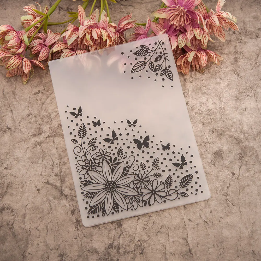 Plastic Embossing Folder Embossing Folder 3D Embossing for DIY Card Making Scrapbooking Paper Photo Album Decoration