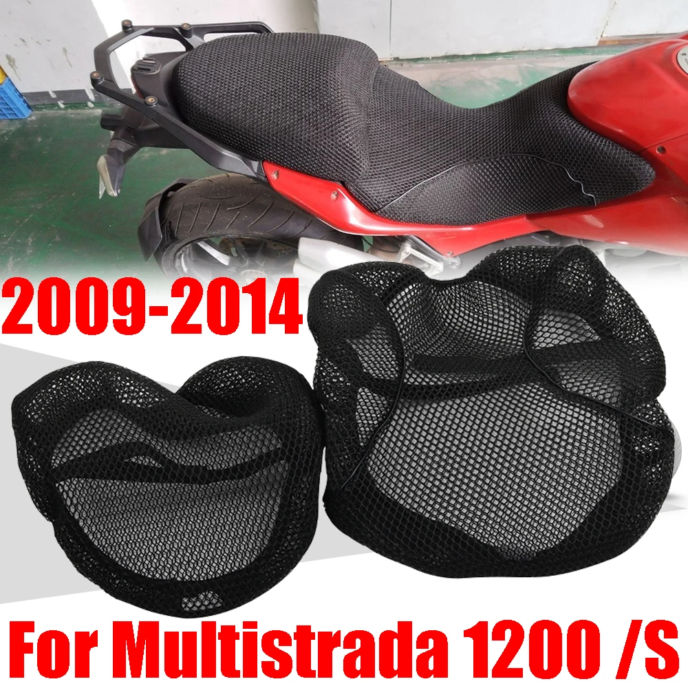 

For Ducati Multistrada 1200 S 1200S Multi MTS 1200 MTS1200 Accessories Mesh Breathable Seat Cover Protector Seat Cushion Cover